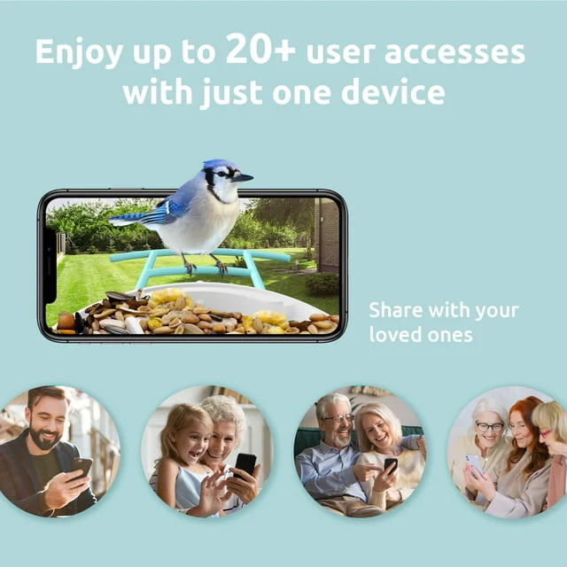 Netvue Birdfy Smart Bird Feeder with Free AI for Bird Watching - Image 7